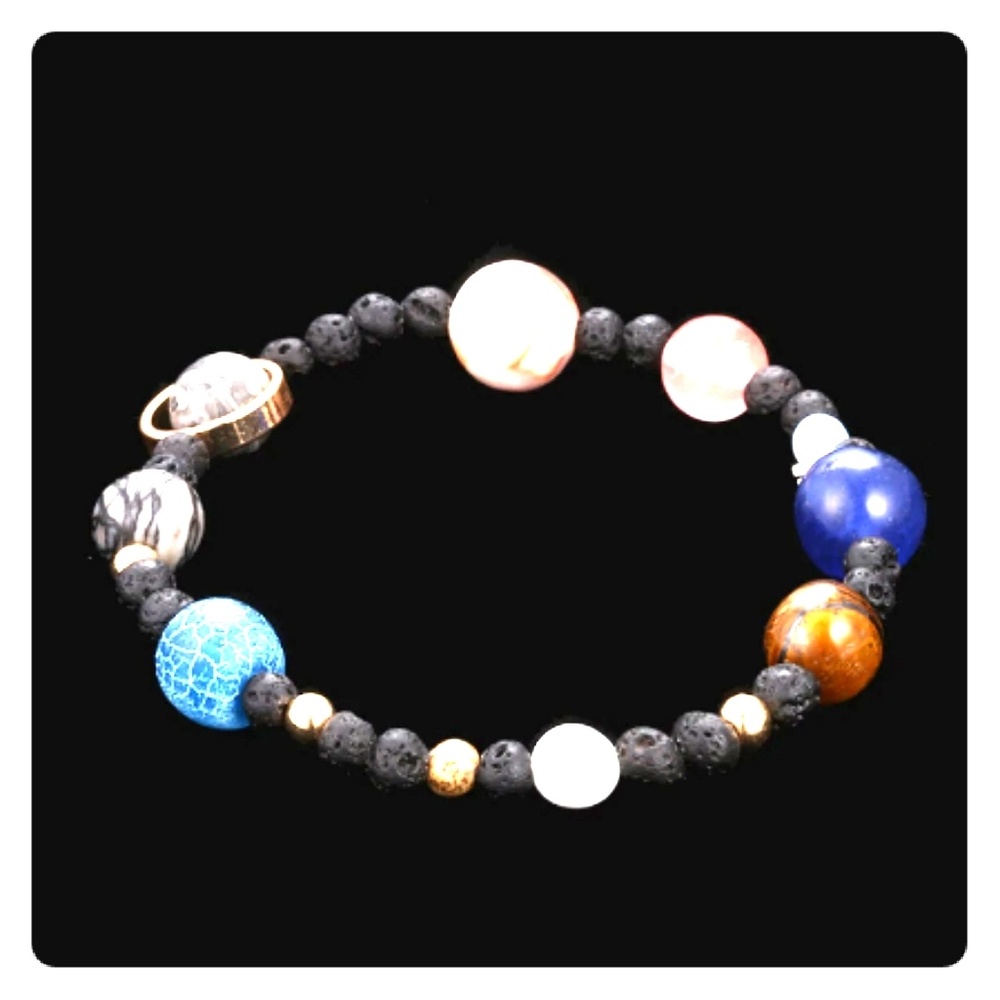 Handmade Solar System Bracelet
